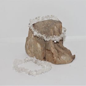 Split Armband van Bergkristal