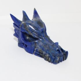 Draken schedel van Lapis Lazuli