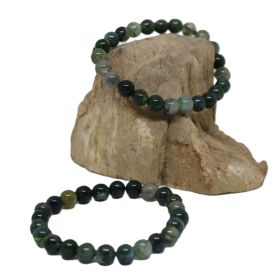 Heren Armband Mos Agaat