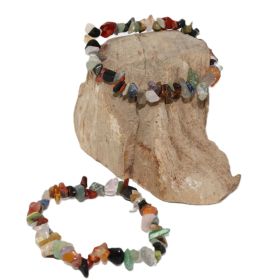Split Armband van chakra mineralen