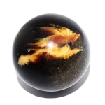 Barnsteen ruw en gepolijst