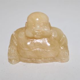 Gele Calciet Boeddha 3,5 cm