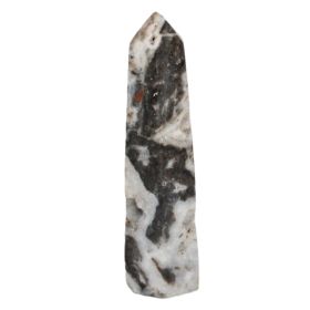 Tower van Zebra Kwarts, 10 cm hoog