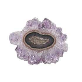 Amethist Stalactiet; bloem/oog Amethist