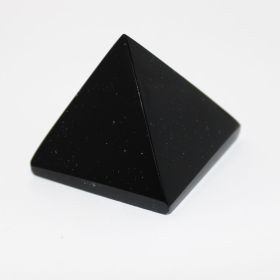 Piramide van Zwarte Obsidiaan 40 mm