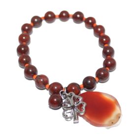 Armband van Agaat met Agaat schijfje