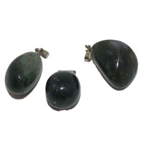 Druppelhanger Mos Agaat XL