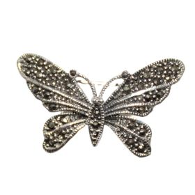 Vlinder broche van Zilver 925 