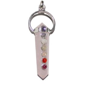 Rozenkwarts Chakra hanger