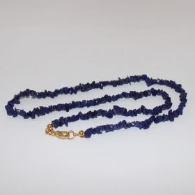 Split ketting van Lapis Lazuli Bijgekleurd