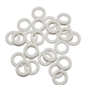 Witte ringetjes per 25 stuks